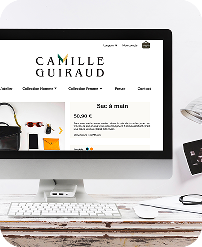 Site internet Camille Guiraud