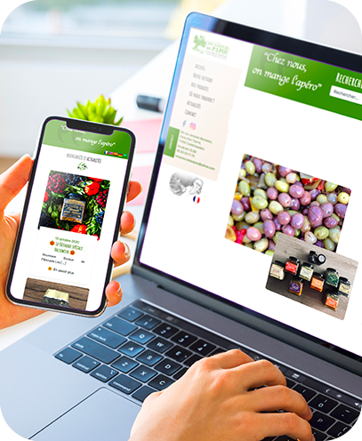 Site internet Les saveurs de papou